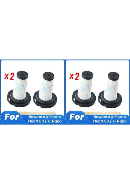 4 Adet ZR009010 Filtre Rowenta X-Force Flex 9 60/x-Nano Süpürme Robotu Aksesuarları Filtre Temizleyici Parçaların Değiştirilmesi (Yurt Dışından)