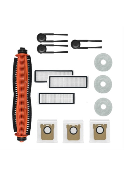 Xiaomi Mijia M40S/OV31CN Vakum Süpürge Aksesuarları Ana Roller Yan Fırça Hepa Filtre Mop Bez Toz Çantaları (Yurt Dışından)