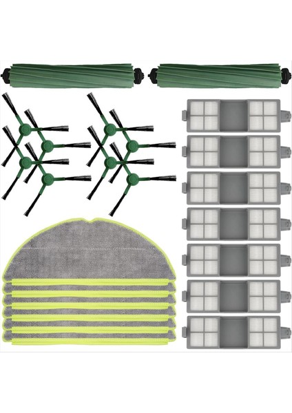 Irobot 205 Dustcompactor Vac Robot Vakumlu Rulo Fırçalar Paspas Pedleri Yan Fırçalar Hepa Filtreler Için Yedek Parçalar (Yurt Dışından) fiyatları