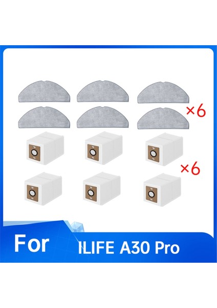 Ilıfe A30 Pro Vakum Süpürgesi Aksesuarları Paspas Pedi Toz Torbası (Yurt Dışından) modelleri