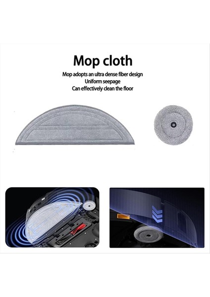 Paspas Bezi Aksesuarları Roborock Saros 10/roborock S9 Maxv Ultra Süpürge Ana Fırça Yan Fırça Yüksek Verimli Filtre (Yurt Dışından) fırsatları