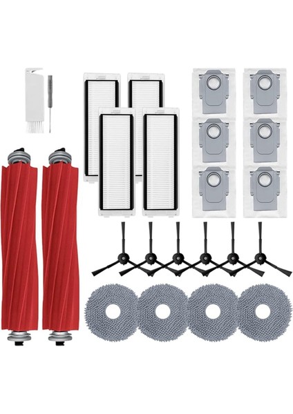 24 Adet Q Revo Aksesuarları Kiti Değiştirme Roborock Q Revo Robot Vakum Fırça Paspas Filtre Çantaları (Yurt Dışından) fiyatları