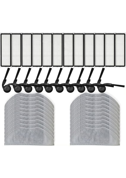 Xiaomi Robot Vakum S40 / OV81 Vakum Parçaları Yan Fırça Hepa Filtre Paspas Bezi Aksesuarları (Yurt Dışından) fiyatları