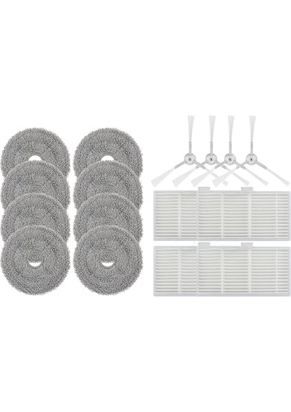 Uwant U200/U200 Pro Elektrikli Süpürge Robotu Yedek Parça Yan Fırça Paspas Hepa Filtre Yedek Aksesuarlar (Yurt Dışından) fiyatları