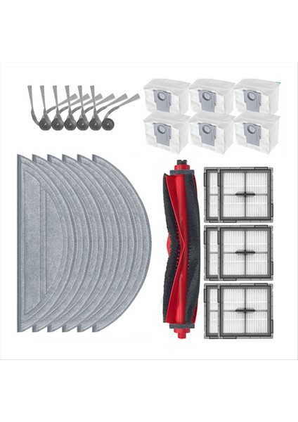 Roborock Q10 S5/Q10 VF/Q10V/S8 Pro/s8 Pro Plus Elektrikli Süpürge Parçası Ana Yan Fırça Filtre Paspas Toz Torbası (Yurt Dışından)