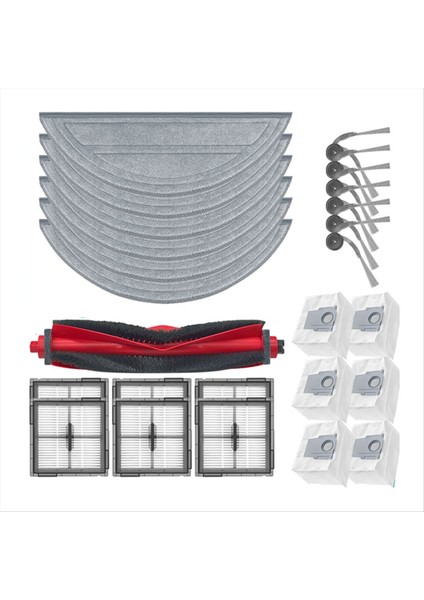 Roborock Q10 S5/Q10 VF/Q10V/S8 Pro/s8 Pro Plus Elektrikli Süpürge Parçası Ana Yan Fırça Filtre Paspas Toz Torbası (Yurt Dışından) modelleri