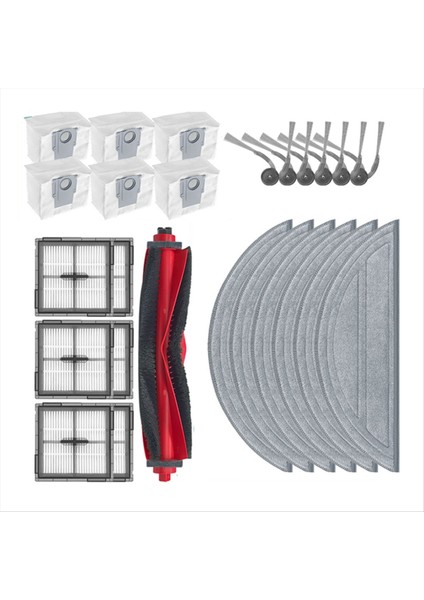 Roborock Q10 S5/Q10 VF/Q10V/S8 Pro/s8 Pro Plus Elektrikli Süpürge Parçası Ana Yan Fırça Filtre Paspas Toz Torbası (Yurt Dışından) fırsatları
