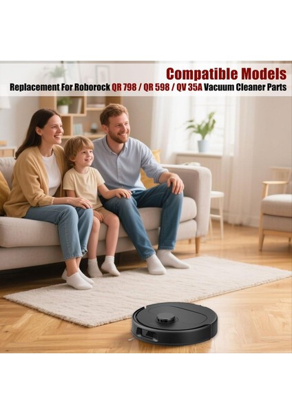 Roborock Qr 798 / Qr 598 / Qv 35A Robot Süpürge Rulo Fırça Hepa Filtre Için Yedek Aksesuarlar Kiti (Yurt Dışından) fiyatları