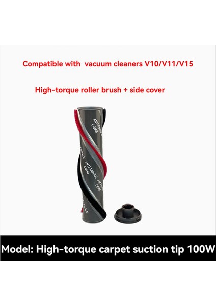 Dyson V10 V11 V15 Elektrikli Süpürge Parçaları Için Rulo Fırça ve Yan Kapak Yüksek Torklu Emme Kafası 100 W Fırça Çubuğu Rulo (Yurt Dışından) indirimleri