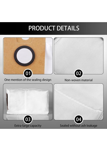 Elektrikli Süpürge Torbaları Cecotec Conga 2299 2499 7490 8290 Toz Torbaları Cecotec Robot Otomatik Elektrikli Süpürge (Yurt Dışından) fırsatları