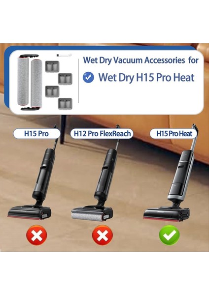 Dreame H15 Pro Isı Islak Kuru Vakum Aksesuarları Için Fırça Rulosu ve Hepa Filtre Değişimi (Yurt Dışından) fiyatları