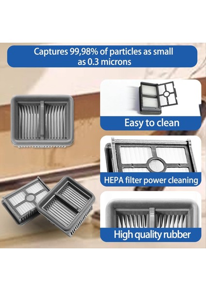 Dreame H15 Pro Isı Islak Kuru Vakum Aksesuarları Için Fırça Rulosu ve Hepa Filtre Değişimi (Yurt Dışından) fırsatları