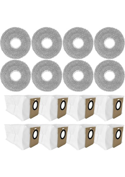 16 Adet Paspas Pedleri Toz Torbası Xiaomi X20 Plus / X20 Max / X10+ / Mijia M30S/M40 Dreame L10 ULTRA/L20 Ultra / L30 Ultra (Yurt Dışından)