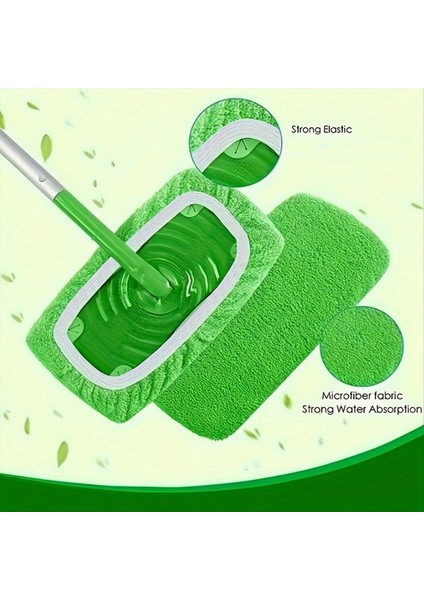 14 Adet Paspas Pedleri Dolum Swiffer Süpürgesi Paspas-Kuru Süpürme Bezleri ve Islak Paspas Bezleri Yıkanabilir Ev Temizlik Seti (Yurt Dışından) modelleri