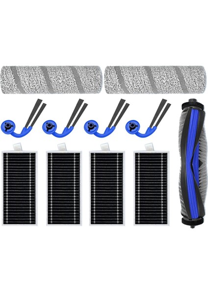 Ecovacs Deeboot X11 Omnıcyclone / X11 Pro Omnı Aksesuarları Yedek Parça Ana Yan Fırça Hepa Filtre Rulo Paspas (Yurt Dışından)