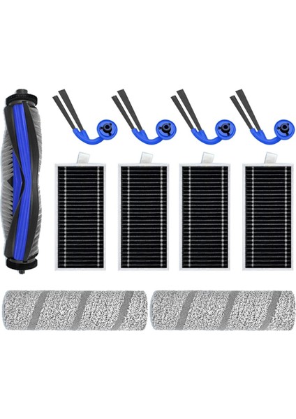 Ecovacs Deeboot X11 Omnıcyclone / X11 Pro Omnı Aksesuarları Yedek Parça Ana Yan Fırça Hepa Filtre Rulo Paspas (Yurt Dışından) modelleri