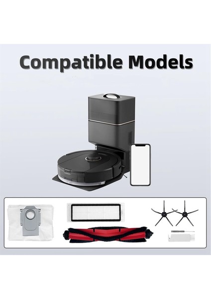 20 Adet Q5 Aksesuarları Kiti Değiştirme Roborock Q5 Robot Vakum Ana Yan Fırçalar Hepa Filtreler Toz Torbaları (Yurt Dışından) fırsatları