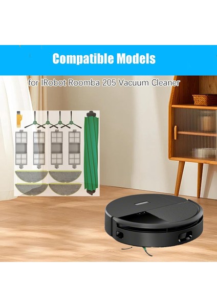Irobot Roomba 205 Dustcompactor Elektrikli Süpürge Aksesuarları Ana Yan Fırça Hepa Filtre Paspas Bezi Için Yedek Parçalar (Yurt Dışından) fiyatları