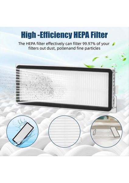 Roborock Qrevo Plus/qrevo S/qrevo Maxv Robot Vakum Aksesuarları Paspas Bezleri Hepa Filtre Ana Yan Fırça Seti Için Uygun (Yurt Dışından) indirimleri