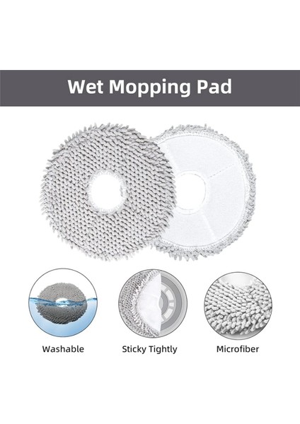 Xiaomi S20 + Artı Elektrikli Süpürge Ana Yan Fırça Hepa Filtre Paspas Pedleri Aksesuarları Kitleri Için 2 Takım Yedek Parçalar (Yurt Dışından) modelleri