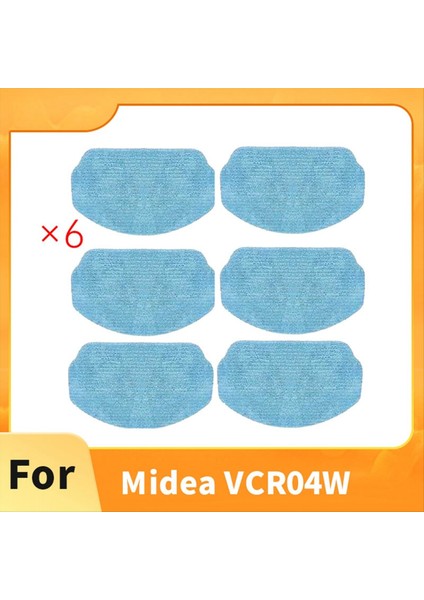 6 Adet Paspas Bezi Temizleme Bezi Midea VCR04W Robotlu Süpürge Yedek Yedek Parça Aksesuarları (Yurt Dışından) fiyatları