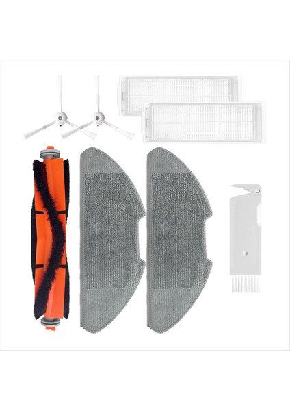 Xiaomi Mi Için Robot Vakum Paspas 2 Pro MJST1SHW/2 Lite Mjstl Parçaları Ana Yan Fırça Hepa Filtre Paspas Bezi Aksesuarları (Yurt Dışından)