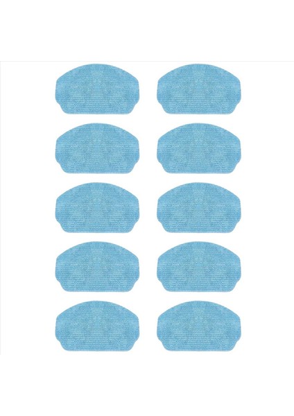 10 Paket Paspas Bezi Temizleme Bezi Midea VCR04W Robotlu Süpürge Yedek Yedek Parça Aksesuarları (Yurt Dışından)