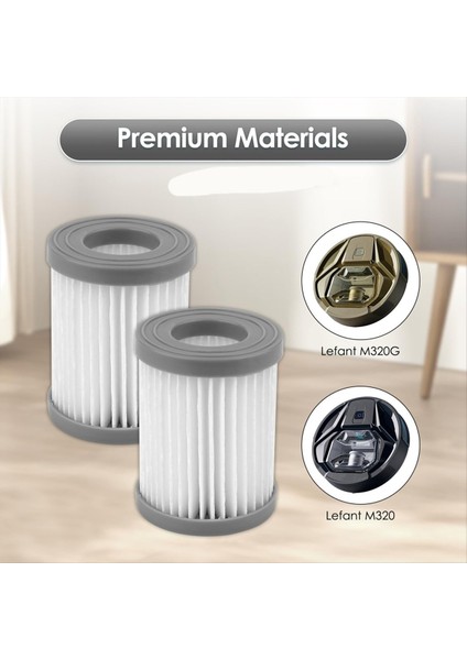 Lefant M320/M320G Robotik Elektrikli Süpürge Elektrikli Süpürge Filtreleri Dik Filtreler Için M320 Yedek Hepa Filtreleri (Yurt Dışından) indirimleri