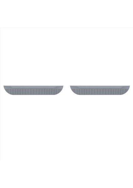 2x Evrensel Robot Elektrikli Süpürge Eşik Çubuğu Adım Rampa Tırmanma Mat Elektrikli Süpürge Yedek Aksesuarlar Gri (Yurt Dışından)