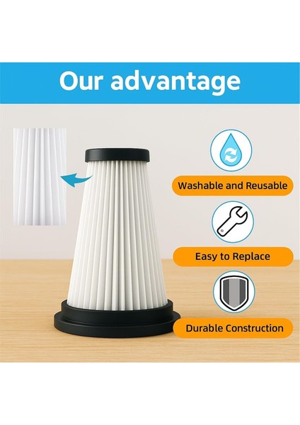 Trucozie Akülü Vakum T350 Yıkanabilir Filtre Vakum Parçaları Için Yıkanabilir Vakum Filtreleri 4 Hepa Filtreler (Yurt Dışından) indirimleri