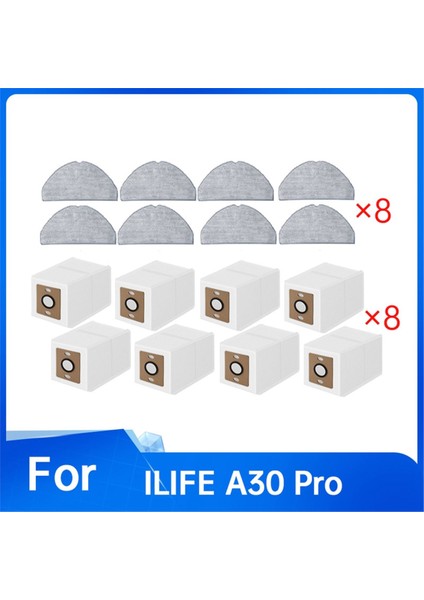 Ilıfe A30 Pro Vakum Süpürgesi Aksesuarları Için 16 Adet Paspas Pedi Toz Torbası (Yurt Dışından) fırsatları