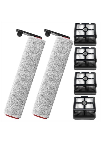 Dreame H12 Pro / H12 Plus Islak Kuru Elektrikli Süpürge Yedek Parçaları Için Fırça Rulosu ve Hepa Filtre (Yurt Dışından)