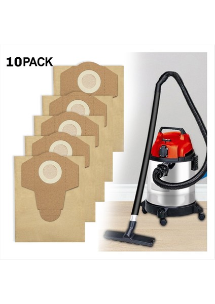10 Adet 20L Islak ve Kuru Toz Torbası Einhell Islak ve Kuru Vakum Torbaları Bt-Vc 1250S Vakum Filtre Torbası Aksesuarları (Yurt Dışından) fiyatları