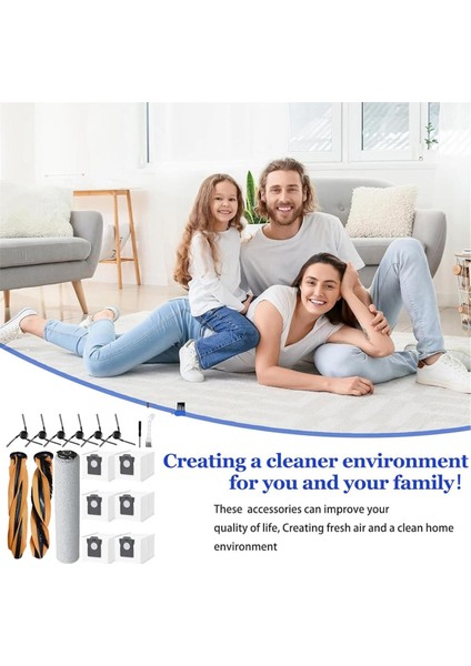 17 Adet Ana Fırça Rulo Paspas Toz Torbaları Yan Fırça Dreame Mova Z60 Ultra Robotlu Süpürge Parçaları (Yurt Dışından) fırsatları