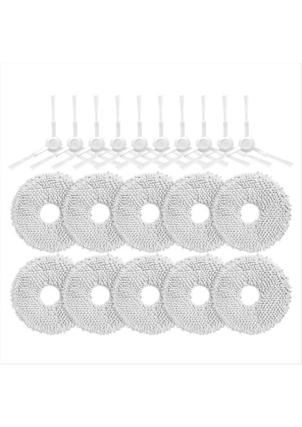 Conga 20090 Proaı / Everybot Q9 / Inic IX30 Aı Ultra / Polaris 7790 Parça Aksesuarları Paspas Yan Fırça (Yurt Dışından)