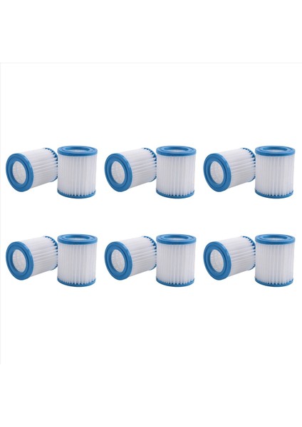 12 Adet Havuz Filtresi Kartuşları 89X79X45MM Yedek Yüzme Havuzu Filtresi Havuz Filtresi Pompası Temizleyici (Yurt Dışından)