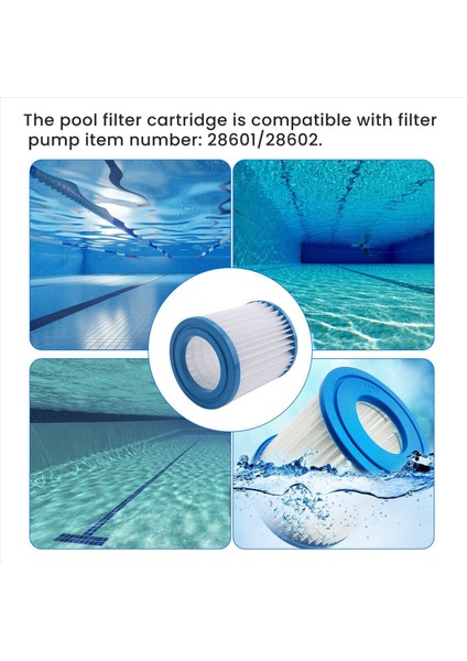 12 Adet Havuz Filtresi Kartuşları 89X79X45MM Yedek Yüzme Havuzu Filtresi Havuz Filtresi Pompası Temizleyici (Yurt Dışından) fırsatları