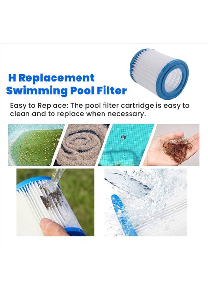 12 Adet Havuz Filtresi Kartuşları 89X79X45MM Yedek Yüzme Havuzu Filtresi Havuz Filtresi Pompası Temizleyici (Yurt Dışından) indirimleri