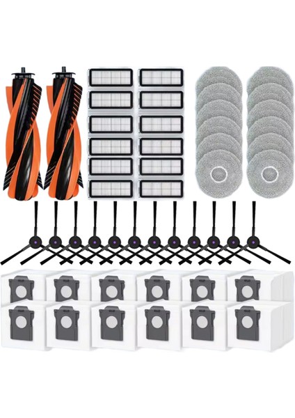 Cecotec Conga X70 Yedek Parça Aksesuarları Ana Yan Fırça Hepa Filtre Paspas Pedi Toz Torbası Aksesuarları (Yurt Dışından) fiyatları