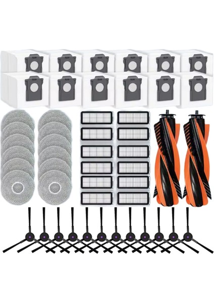 Cecotec Conga X70 Yedek Parça Aksesuarları Ana Yan Fırça Hepa Filtre Paspas Pedi Toz Torbası Aksesuarları (Yurt Dışından) modelleri