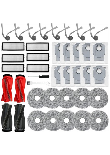 Roborock Qrevo Curv/curv S5X/EDGE/S5V Robotlu Süpürge Yedek Parçaları Için Aksesuar Kiti (Yurt Dışından)