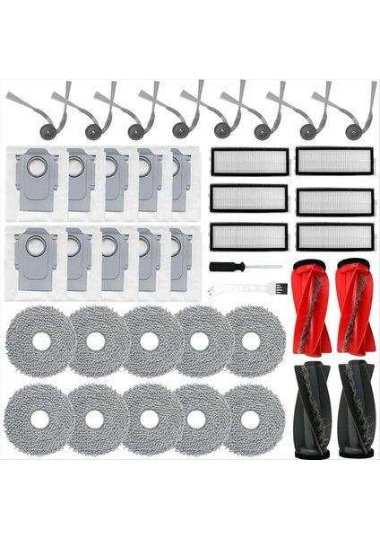 Roborock Qrevo Curv/curv S5X/EDGE/S5V Robotlu Süpürge Yedek Parçaları Için Aksesuar Kiti (Yurt Dışından) modelleri