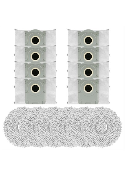 Ecovacs Deebot T30C OMNI/T30C Pro Omni Elektrikli Süpürge Yedek Parçalar Toz Torbası Paspas Bezi (Yurt Dışından)