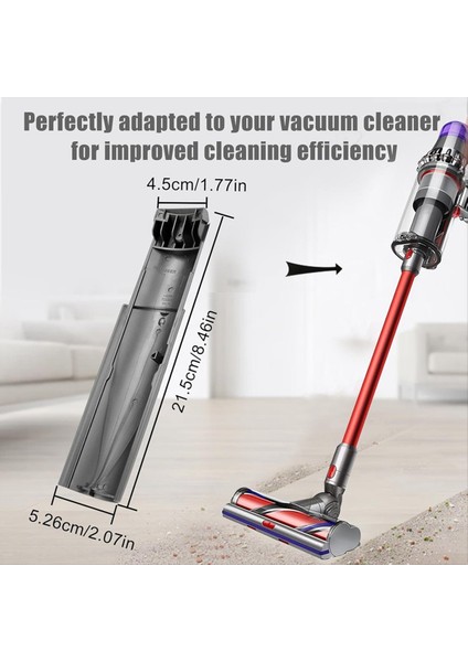 Uzun Siklon Bölme Kutusu Koşucu Dyson V10 V11 SV12 SV14 Elektrikli Süpürge Motorhead Yedek Parçalar 969835-01 (Yurt Dışından) modelleri