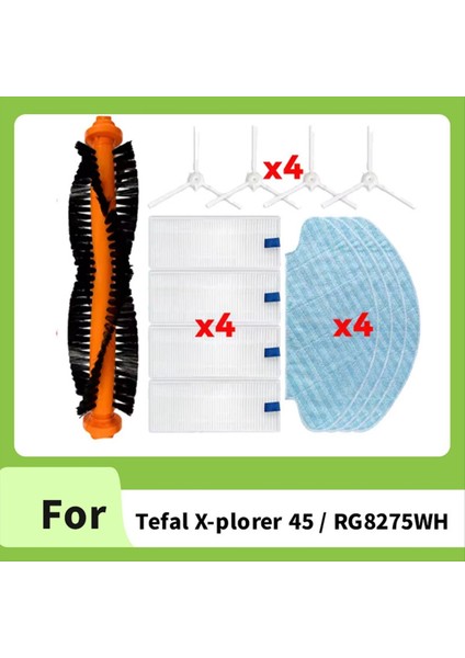 Tefal X-Plorer 45 / RG8275WH Elektrikli Süpürge Aksesuarları Için 13 Adet Ana Yan Fırça Paspas Filtresi (Yurt Dışından) fiyatları