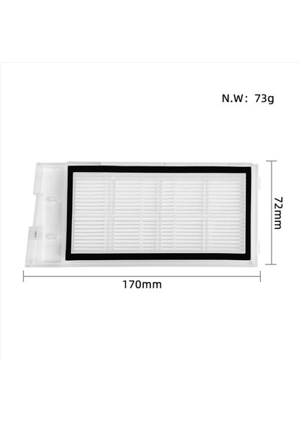 2 Takım Roidmi Eve Plus SDJ01RM Robotlu Süpürge Yedek Parça Ana Yan Fırça Hepa Filtre Paspas Bezi Toz Torbası (Yurt Dışından) fiyatları