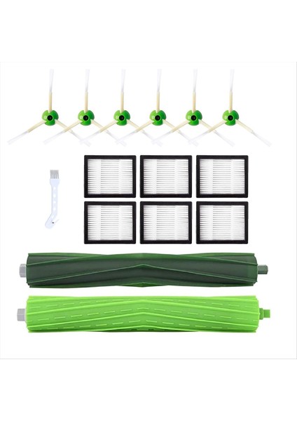 Irobot Için Süpürme Makine Aksesuarları I7+ I3 I4+ I6 I8+ E5 E6 E7 J7+ Kauçuk Fırçalar Hepa Filtreler Yan Fırçalar (Yurt Dışından)