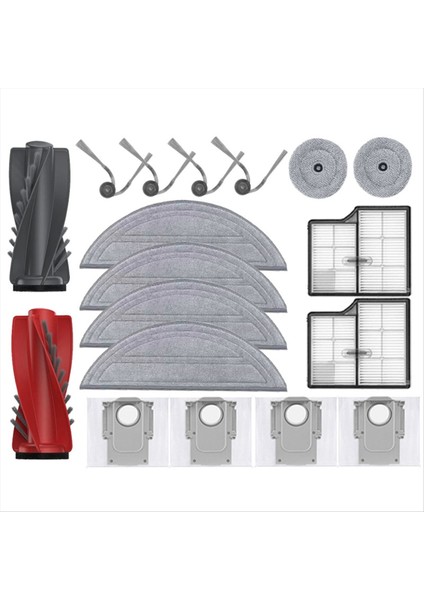 Roborock Saros 10/s9 Maxv Ultra Robot Vakum Parçaları Ana Yan Fırçalar Paspas Bezleri Hepa Filtreler Toz Torbaları Aksesuarı (Yurt Dışından)