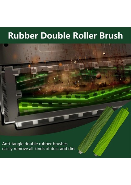 15 Adet Irobot Roomba Max 705 Vac/roomba Plus 504 Vac Elektrikli Süpürge Parçaları Ana Yan Fırça Filtreleri Için Yedek Parçalar (Yurt Dışından) fırsatları