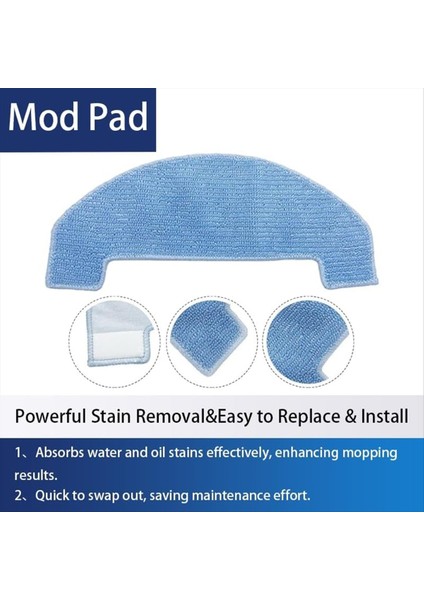 Ultenic T20 Pro Elektrikli Süpürge Yedek Parçalar Ana Fırça Yan Fırça Hepa Filtre Paspas Bezi Toz Torbası (Yurt Dışından) fiyatları